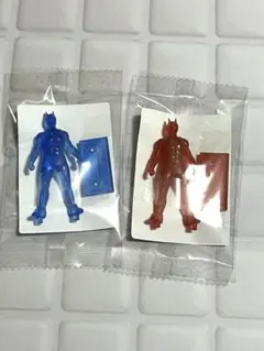 仮面ライダーチョコ ゼッツ クリアフィギュア 2個セット 大当たり