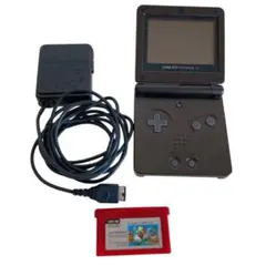 ゲームボーイアドバンスSP ブラック ACアダプター マリオブラザーズ付き