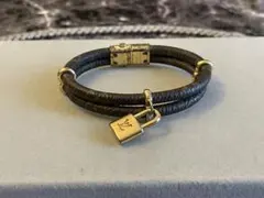 ルイヴィトン ブレスレット・スピリット M8112E モノグラム 17cm 