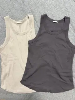 GU Mサイズ タンクトップ 2色セット