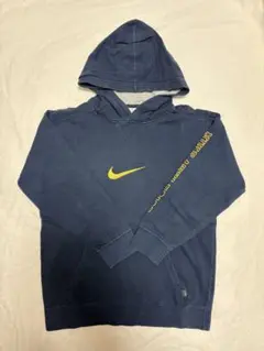 【古着】NIKE スウェットパーカー ネイビー