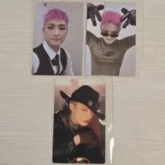 ATEEZ ミンギ bouncy outlaw トレカ 封入 サングラス 葉っぱ