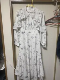 最終値下 An MILLE フラワープリント ロングワンピース