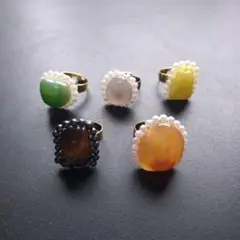 つえたに 石の指輪 セット