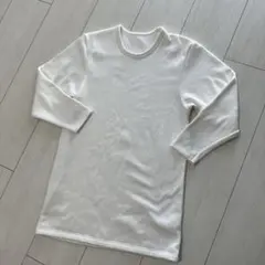 【美品】裏起毛七分袖アンダーシャツ