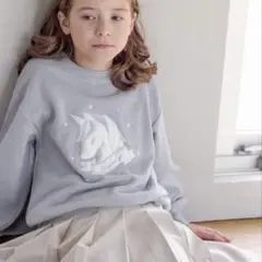 グローバルワーク　キッズ　オテラク　モチーフスウェット