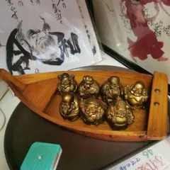 七福神 宝船 置物 インテリア