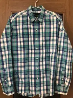 [ FAT/エフエイティー] チェックシャツ グリーン