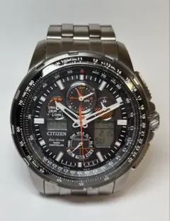 CITIZEN SKYHAWK JY8069 電波ソーラー エコドライブ