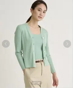 新品☆ANAYI コットンシルクリブセットアップ/セオリー、23区、セルフォード