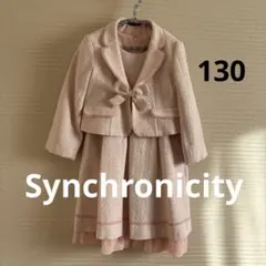☆Synchronicity☆セレモニーツイードセットアップ 130 ピンク