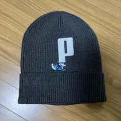 最終値下げ！！PUMA スマーフ　ニット帽のサムネイル