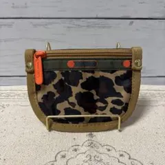 レスポートサック×ミューベル　レオパードコインポーチ