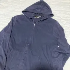 GU Zip Up Parker 네이비 긴팔 후드 포함 여성