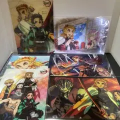 鬼滅の刃 クリアファイル　雑誌イラストシリーズ　煉獄杏寿郎の使命　6セット