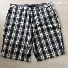 BANANA REPUBLIC チェック柄 ショートパンツ 29インチのサムネイル