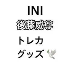 INI 後藤威尊 トレカ ラントレ グッズ