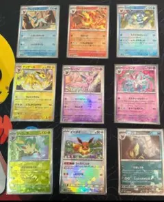 テラスタルフェス　ブイズ　モンスターボールミラー9枚セット