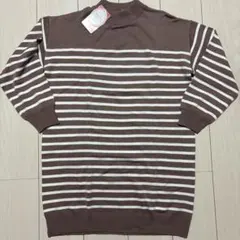 ハニーズ Honeys ボーダーニットワンピース 長袖ニット 新品 Lサイズ