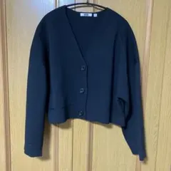 UNIQLO U ブラック カーディガン M