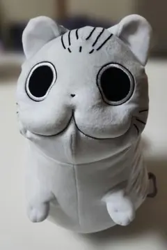 夜は猫といっしょ まんまるもちもちクッション キュルガ ぬいぐるみ