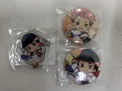 呪術廻戦　まるくじ“ちゃぽんっ!” 虎杖悠仁　缶バッジ　アクリルキーホルダー