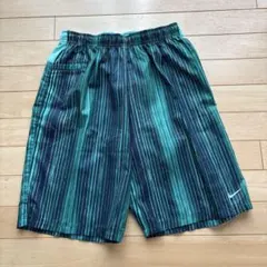 Nike ストライプショートパンツ 青緑系