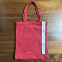 Francfranc 赤 トートバッグ