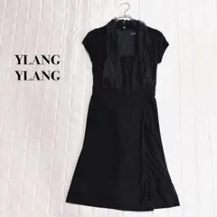 ..YLANG YLANG ブラック ワンピース ドレス シアー デザインのサムネイル
