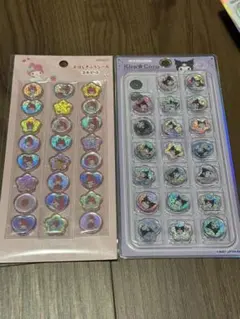 キラコロ　おはじきシール　クロミ　 おはじきふうシール　マイメロ　２枚セット
