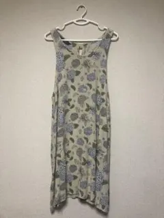 アジサイ柄エプロン