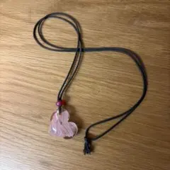 ハート型ネックレス 暗闇で光る　ちゅら玉