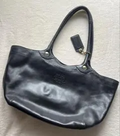 COACH コーチ ブリーカー 本革 レザートートバッグ ブラック 12415