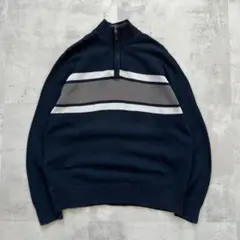 m*.様 Eddie Bauer エディー・バウアー　ハーフジップ　セーター　ネ