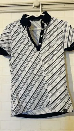 ストライプポロシャツ レディース ゴルフ