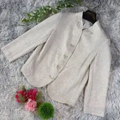 ✨LINO K.T✨サイズ9(M) スタンドカラー ジャケット ベージュのサムネイル