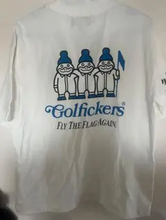 Golfickers モックネックシャツ ホワイト M ゴルフィッカーズ - メルカリ