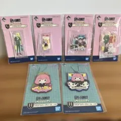 一番くじ　SPY×FAMILY アクスタ&クリアラバーチャーム6点セット