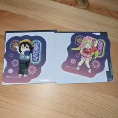 鬼滅の刃 花火大会 当たり付きステッカーくじ 甘露寺蜜璃　伊黒小芭内