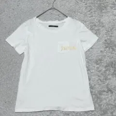 SOMETHING エドウィン　プリントロゴTシャツトップス半袖［L］ホワイトのサムネイル