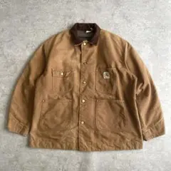 60s カーハート ブラウン ダック ライナー コート USA製 46