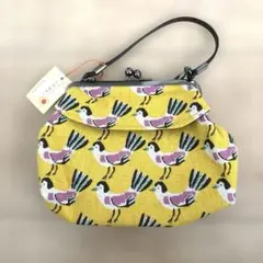 ハンドメイド がま口ポーチ（ハシビロコウ） - メルカリ