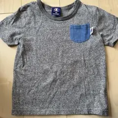 Champion グレー Tシャツ ポケット付き