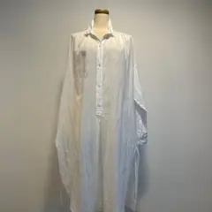plage ロングシャツワンピース ホワイト 長袖❣️のサムネイル