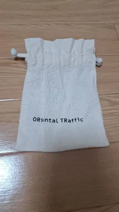 Oriental Traffic ベージュ 巾着袋
