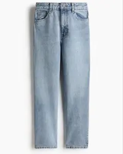 36 H&M マムスリムハイウエストアンクルデニム パンツ ハイウエストデニム