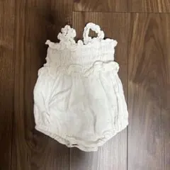 MONBEBE angel linen babysuit ロンパース　キャミ