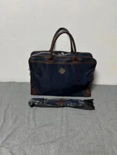 Orobianco ビジネスバッグ／ナイロン×レザー／美品／ショルダー付