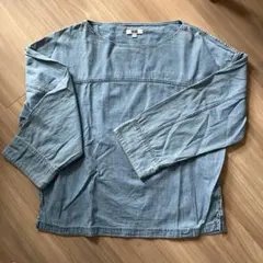 UNIQLO U 長袖シャツ Mサイズ ライトブルー