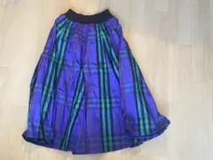 Boogie チェック柄ロングスカート